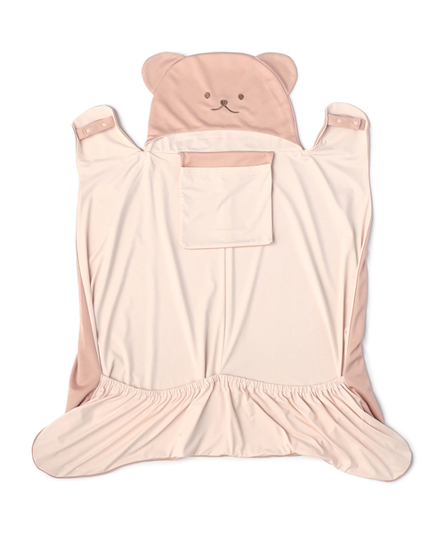 Rosemadame（ローズマダム）の「UVカット&接触冷感 アニマルひんやりベビーケープ（授乳ケープ/授乳クッション・キッズ・ベージュ/ピンク/ライトグレー・FREE）」の14枚目の写真