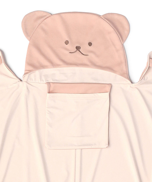 Rosemadame（ローズマダム）の「UVカット&接触冷感 アニマルひんやりベビーケープ（授乳ケープ/授乳クッション・キッズ・ベージュ/ピンク/ライトグレー・FREE）」の15枚目の写真