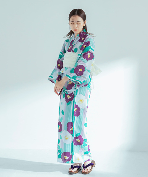 SENSE OF PLACE by URBAN RESEARCH(センスオブプレイスバイアーバンリサーチ)の「『WEB限定』浴衣2点セットB(浴衣・レディース・パープル系その他/レッド系その他/その他1/その他2/ホワイト系その他/グレー系その他・ONE)」の22枚目の写真
