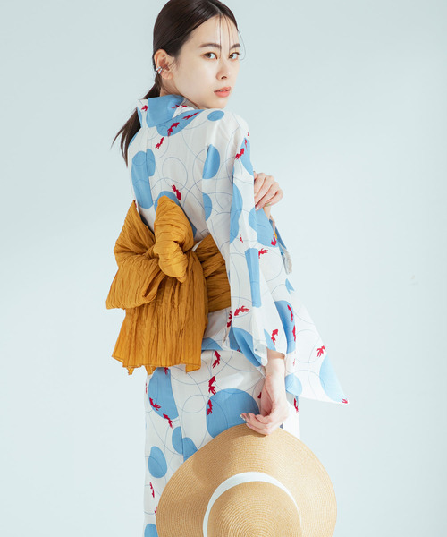 SENSE OF PLACE by URBAN RESEARCH(センスオブプレイスバイアーバンリサーチ)の「『WEB限定』浴衣2点セットB(浴衣・レディース・パープル系その他/レッド系その他/その他1/その他2/ホワイト系その他/グレー系その他・ONE)」の19枚目の写真