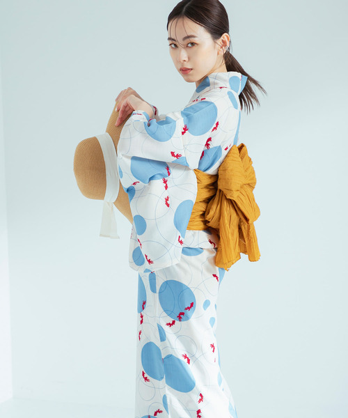 SENSE OF PLACE by URBAN RESEARCH(センスオブプレイスバイアーバンリサーチ)の「『WEB限定』浴衣2点セットB(浴衣・レディース・パープル系その他/レッド系その他/その他1/その他2/ホワイト系その他/グレー系その他・ONE)」の18枚目の写真