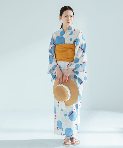 SENSE OF PLACE by URBAN RESEARCH(センスオブプレイスバイアーバンリサーチ)の「『WEB限定』浴衣2点セットB(浴衣・レディース・パープル系その他/レッド系その他/その他1/その他2/ホワイト系その他/グレー系その他・ONE)」の13枚目の写真