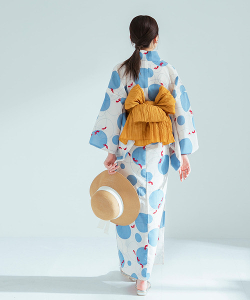 SENSE OF PLACE by URBAN RESEARCH(センスオブプレイスバイアーバンリサーチ)の「『WEB限定』浴衣2点セットB(浴衣・レディース・パープル系その他/レッド系その他/その他1/その他2/ホワイト系その他/グレー系その他・ONE)」の11枚目の写真