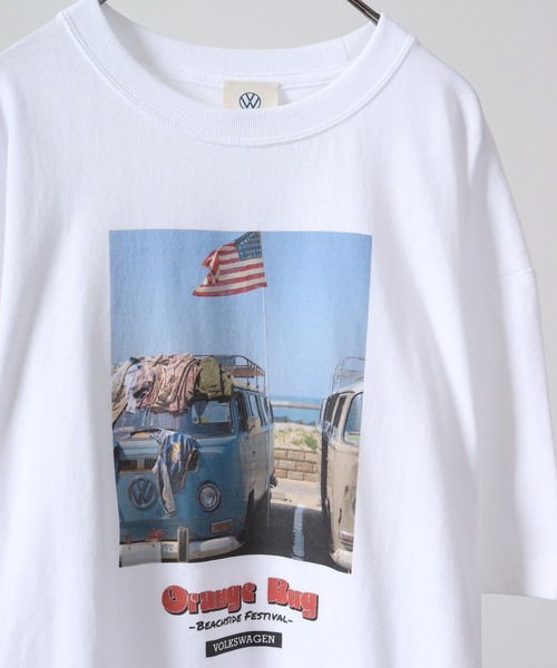Volkswagen（フォルクスワーゲン）の「Volkswagen プリントクルーネック半袖Ｔシャツ（Tシャツ/カットソー・メンズ・ホワイト・S/M/XL/L）」の18枚目の写真