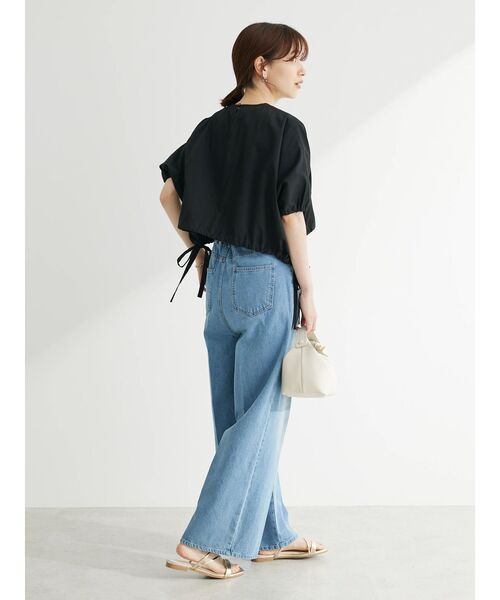 ELENCARE DUE(エレンカーレデュエ)の「・ELENCARE DUEドルマンショートプルオーバー(Tシャツ/カットソー・レディース・チャコールグレー/オフホワイト/ブラック・FREE)」の19枚目の写真