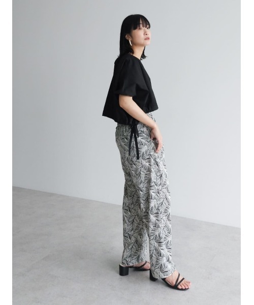 ELENCARE DUE(エレンカーレデュエ)の「・ELENCARE DUEドルマンショートプルオーバー(Tシャツ/カットソー・レディース・チャコールグレー/オフホワイト/ブラック・FREE)」の12枚目の写真