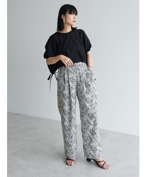 ELENCARE DUE(エレンカーレデュエ)の「・ELENCARE DUEドルマンショートプルオーバー(Tシャツ/カットソー・レディース・チャコールグレー/オフホワイト/ブラック・FREE)」の13枚目の写真