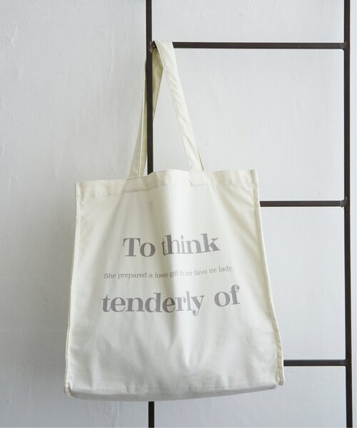 VENCEEXCHANGE（ヴァンスエクスチェンジ）の「3rdうちわ対応トートバッグ/推し活/推し活グッズ（トートバッグ・レディース・ブラック/ベージュ/ベージュ系その他/グレー・FREE）」の4枚目の写真