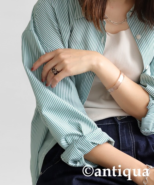 antiqua(アンティカ)の「クリアバングル(バングル/リストバンド・レディース・クリア/ブラック・FREE)」の8枚目の写真