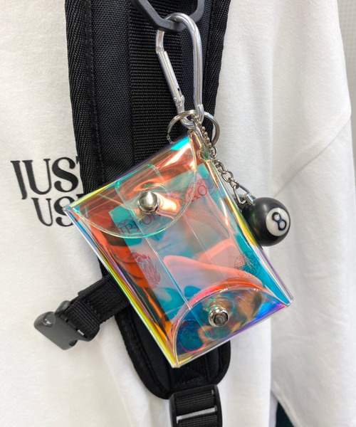 WEGO（ウィゴー）の「WEGO/カラビナ付きミニポーチ（ポーチ・レディース・その他1/その他2/その他3/その他4・FREE）」の3枚目の写真