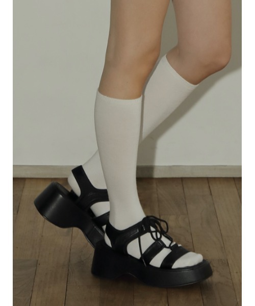 AMAIL（アマイル）の「Milky sandal（サンダル・レディース・ブラック・L/S/M）」の5枚目の写真