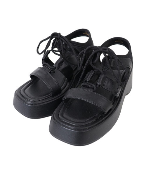 AMAIL（アマイル）の「Milky sandal（サンダル・レディース・ブラック・L/S/M）」の7枚目の写真