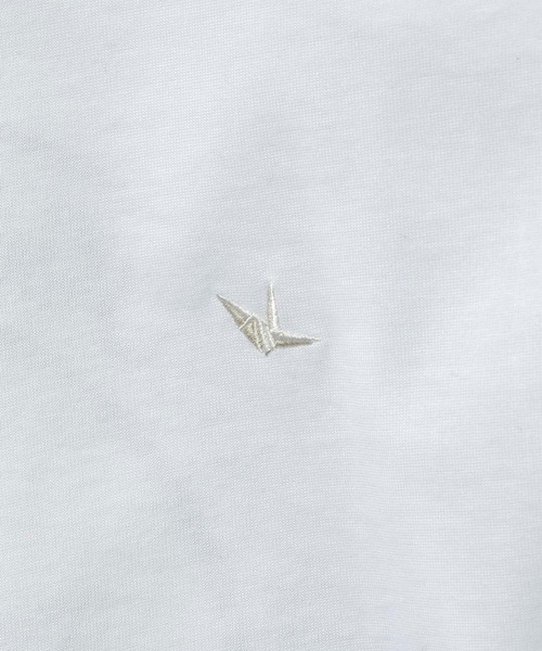 1PIU1UGUALE3 RELAX(ウノピゥウノウグァーレトレ リラックス)ラインストーンサークルロゴロングTシャツ（Tシャツ/カットソー）｜1PIU1UGUALE3 RELAX （ウノピゥウノウグァーレトレ リラックス）