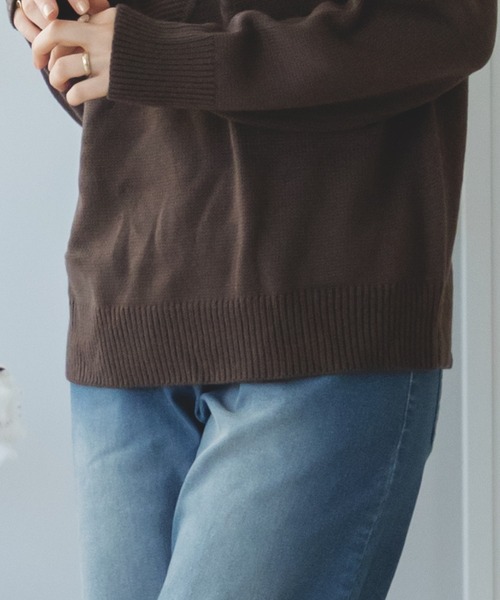 pairmanon(ペアマノン)の「【かぞくおそろい】【大人ユニセックス】ニット 求心柄 ケーブル編み プルオーバー(ニット/セーター・レディース・ベージュ/チャコールグレー/アイボリー/ブラウン・L/M)」の9枚目の写真