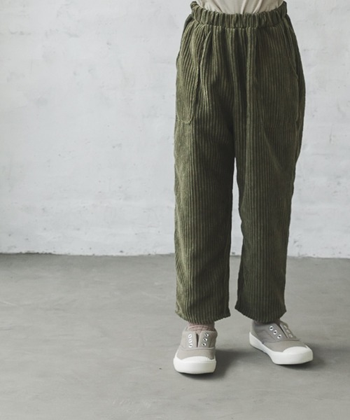 pairmanon(ペアマノン)の「コーデュロイ リラックス パンツ(その他パンツ・キッズ・カーキ/アイボリー/グレー/ブラウン/ネイビー/ブラック/ラベンダー/レッド系その他/ベージュ/テラコッタ・120/100/150/130/110/90/140)」の7枚目の写真