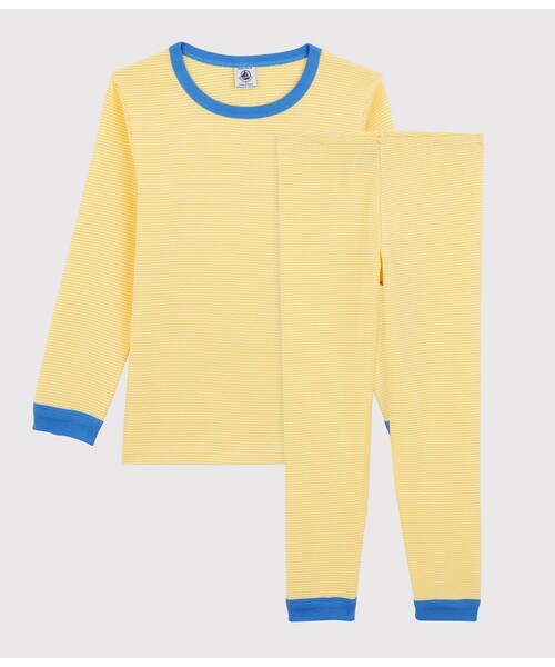 【セール】プリント長袖パジャマ（ルームウェア/パジャマ）｜PETIT BATEAU（プチバトー）