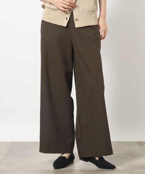 grove（グローブ）の「◆麻混マリンワイドパンツ（その他パンツ・レディース・カーキ/ライトベージュ/ブラック・01/02/03/04/05）」の14枚目の写真