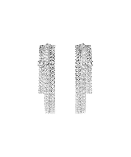 MICHAEL KORS(マイケルコース)の「マイケル・コース アクセサリー レディース ピアス MKJ8278CZ040(ピアス(両耳用)・レディース・シルバー・FREE)」の5枚目の写真