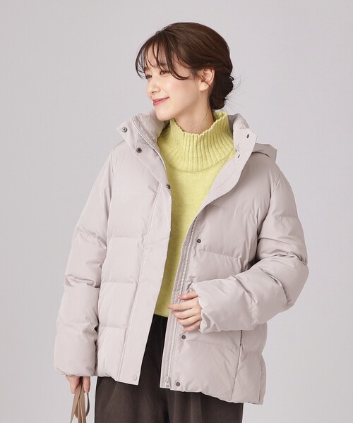 SHOO・LA・RUE(シューラルー)の「◆【着る 続く エコ】軽くて 洗える サーモア(R)中綿ジャケット【CIRCRIC】(その他アウター・レディース・グレー系その他/ブラック/ライトベージュ・04/06/03/01/05/02)」の4枚目の写真