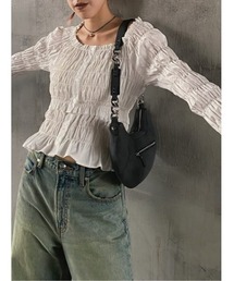 2WAY WRINKLE トップス