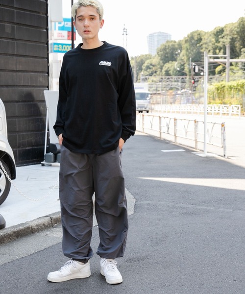 WEGO(ウィゴー)の「WEGO/ナイロントラックパンツ(カーゴパンツ・メンズ・カーキ/その他2/ライトグレー/ダークグレー/ネイビー/その他1/ブラック/その他3・LARGE/MEDIUM)」の12枚目の写真