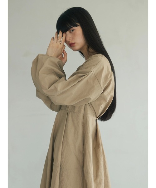 armonia（アルモニーア）の「a.　ウエストタックワンピース（ワンピース・レディース・ブルー/ブラック/ベージュ・FREE）」の9枚目の写真