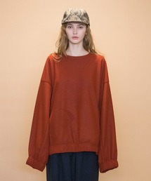 【my beautiful landlet】 MELTON SMOOTH WASHABLE PULLOVER