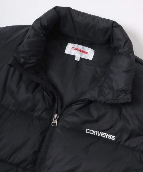 CONVERSE/コンバース ナイロン 撥水 保温 中綿 ファイバーダウン スタンドジャケット レディース メンズ