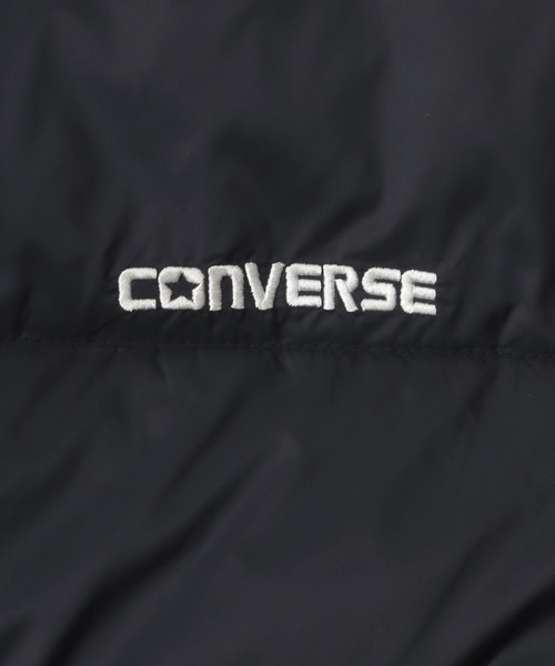 CONVERSE/コンバース ナイロン 撥水 保温 中綿 ファイバーダウン スタンドジャケット レディース メンズ