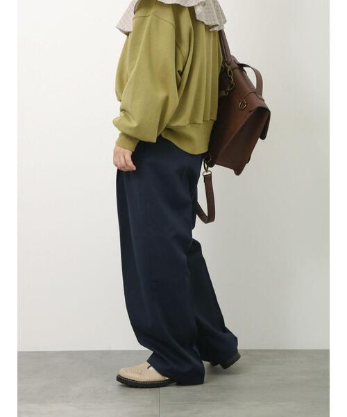 ehka sopo（エヘカソポ）の「ツータックパンツ（その他パンツ・レディース・カーキ/ネイビー/ベージュ・F）」の11枚目の写真
