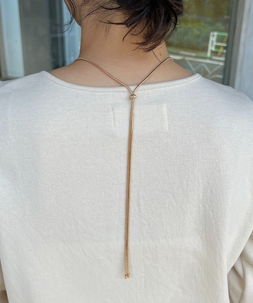 GOLDY(ゴールディ)の「〈GOLDY/ゴールディ〉スライドカービーネックレス(ネックレス・レディース・シルバー/ゴールド・FREE)」の8枚目の写真