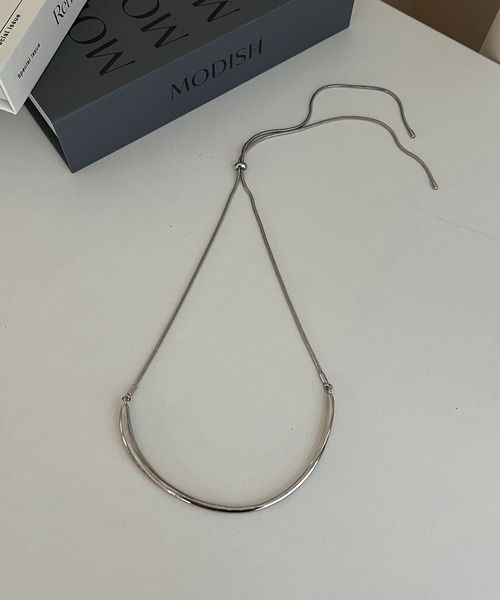 GOLDY(ゴールディ)の「〈GOLDY/ゴールディ〉スライドカービーネックレス(ネックレス・レディース・シルバー/ゴールド・FREE)」の9枚目の写真