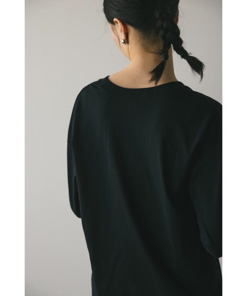 STYLEMIXER(スタイルミキサー)の「2WAY UネックロンT(Tシャツ/カットソー・レディース・ブラック/イエロー/ホワイト・FREE)」の17枚目の写真