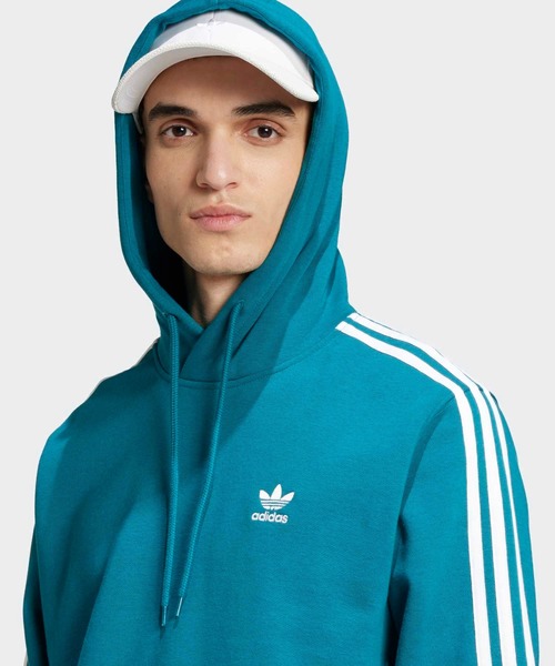 アディダス adidas ホリデー スリーストライプス フリースパーカー