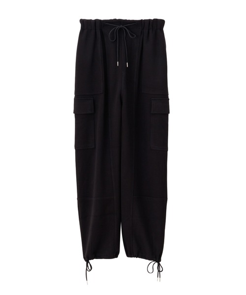 GeeRA(ジーラ)の「やわらか素材カーゴパンツ(カーゴパンツ・レディース・アイボリー/ブラック・MEDIUM/LARGE)」の14枚目の写真