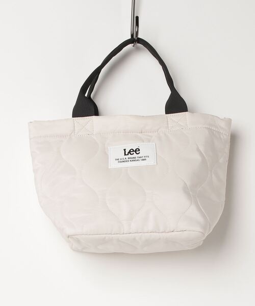 Lee（リー）の「Lee/リー　ひょうたんキルトミニトート（トートバッグ・レディース・ベージュ/カーキ/オフホワイト/ブラック・FREE）」の2枚目の写真