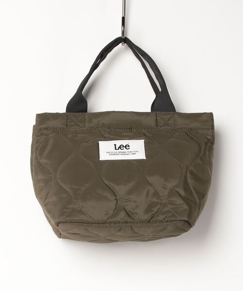 Lee（リー）の「Lee/リー　ひょうたんキルトミニトート（トートバッグ・レディース・ベージュ/カーキ/オフホワイト/ブラック・FREE）」の4枚目の写真