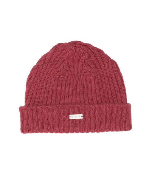 FCMM（エフシーエムエム）の「【日本限定アイテム】SILVER PLATE KNIT CAP/シルバープレートニットキャップ（ニットキャップ/ビーニー・メンズ・ホワイト/ピンク/ブラック・FREE）」の3枚目の写真