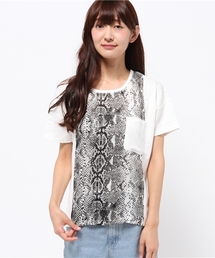 HARE | パイソンキリカエカットソー(HARE)(Tシャツ/カットソー)