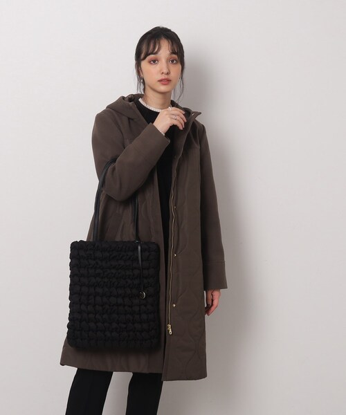 SHOO・LA・RUE（シューラルー）の「◆ポップコーントートバッグ（トートバッグ・レディース・アイボリー/ベージュ/ブラック・00）」の4枚目の写真