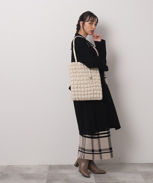 SHOO・LA・RUE（シューラルー）の「◆ポップコーントートバッグ（トートバッグ・レディース・アイボリー/ベージュ/ブラック・00）」の16枚目の写真