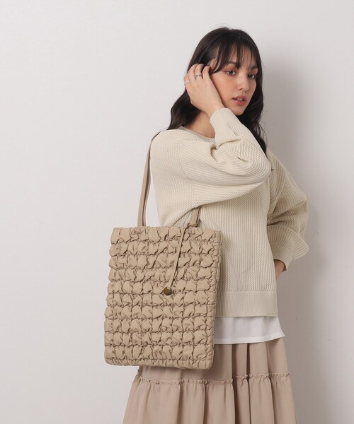 SHOO・LA・RUE（シューラルー）の「◆ポップコーントートバッグ（トートバッグ・レディース・アイボリー/ベージュ/ブラック・00）」の18枚目の写真