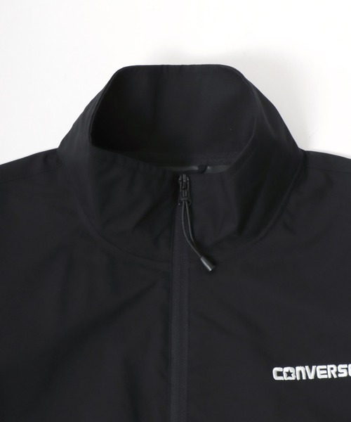CONVERSE(コンバース)の「CONVERSE/コンバース 撥水 防風 配色切替 スタンドブルゾン(ナイロンジャケット・レディース・オレンジ/ブラック/ベージュ/ブルー・L/M)」の14枚目の写真