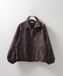 【superNova./スーパーノヴァ】Track jacket - Big paisley jacquard