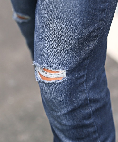 LUXSTYLE（ラグスタイル）の「スーパーストレッチダメージスキニーデニムパンツ（デニムパンツ・メンズ・グレー系その他/ブルー系その他/インディゴブルー/グレー/ブルー系その他2・L/XL/M）」の19枚目の写真