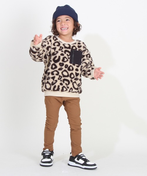 BABYDOLL（ベビードール）の「通販限定 ふんわりボア ポケ付き トレーナー 8668K（スウェット・キッズ・サンドベージュ/ベージュ/オフホワイト/ブラック・120cm/130cm/100cm/110cm/140cm/80ｃｍ/150cm/90cm）」の15枚目の写真