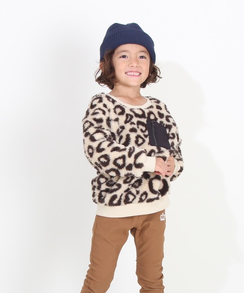 BABYDOLL（ベビードール）の「通販限定 ふんわりボア ポケ付き トレーナー 8668K（スウェット・キッズ・サンドベージュ/ベージュ/オフホワイト/ブラック・120cm/130cm/100cm/110cm/140cm/80ｃｍ/150cm/90cm）」の13枚目の写真