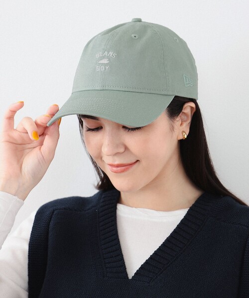 NEW ERA(ニューエラ)の「NEW ERA × BEAMS BOY / 別注 930 BBロゴ キャップ(キャップ・レディース・ブラック/ブルー/ミント/ベージュ・ONE SIZE)」の3枚目の写真