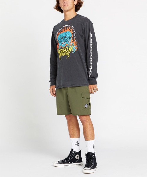 VOLCOM（ボルコム）の「VOLCOM/ボルコム 水着/トランクス/ボードショーツ 水陸両用/ユーティリティー A2522400（水着・メンズ・ブラック/アーミー/カーキ・S/L/M/XL）」の19枚目の写真