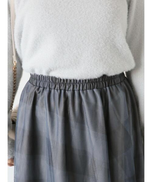 Te chichi TERRASSE（テチチテラス）の「ティアードチュールスカート（スカート・レディース・チャコールグレー/ブラック/オフホワイト/ベージュ・F）」の20枚目の写真
